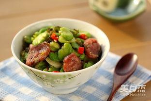 蚕豆米炒茭瓜可以吃吗视频