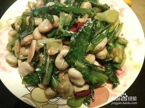 蚕豆米炒茭瓜可以吃吗视频